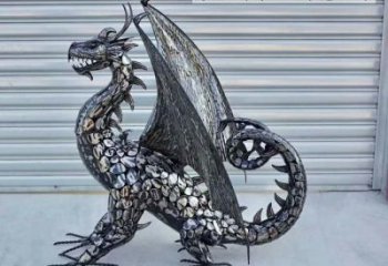 主題恐龍雕塑供給，中式工藝，景觀鐵藝恐龍雕塑精品