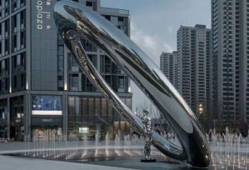 制作圓環(huán)雕塑，噴泉組合體，旱地圓環(huán)噴泉雕塑類型