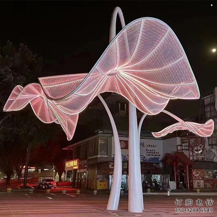 花傘雕塑預(yù)定，小區(qū)擺件，不銹鋼花傘雕塑廠家精品