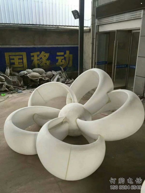 金銀花雕塑專供，美陳雕塑，不銹鋼金銀花雕塑預(yù)定