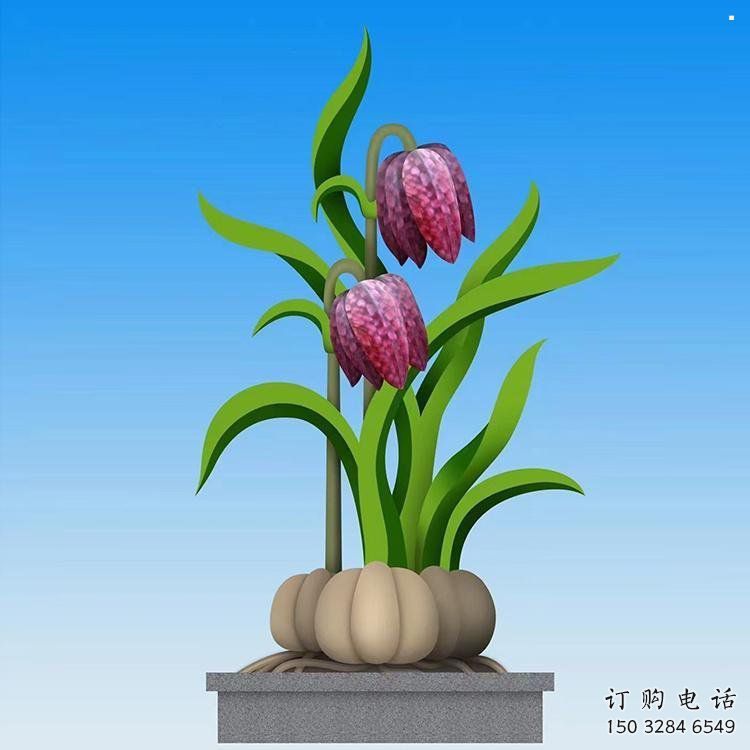 金屬木棉花雕塑制作，鋼管組合，公共木棉花雕塑廠家優(yōu)選
