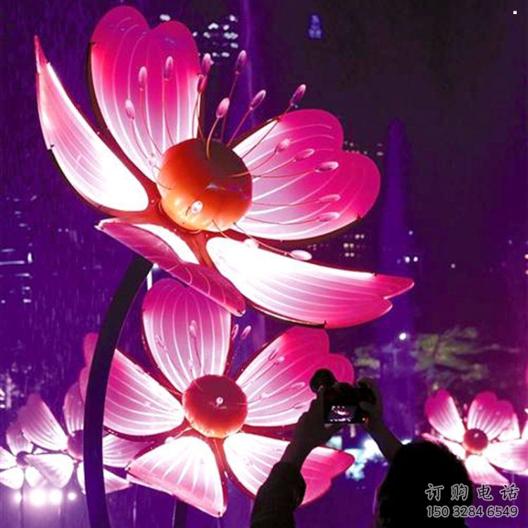桃花雕塑供求，景區(qū)案例，仿真桃花雕塑廠家