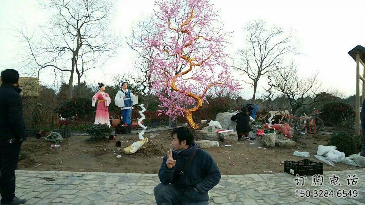 梧桐花雕塑制造廠家，歐式風(fēng)格，梧桐花雕塑供給