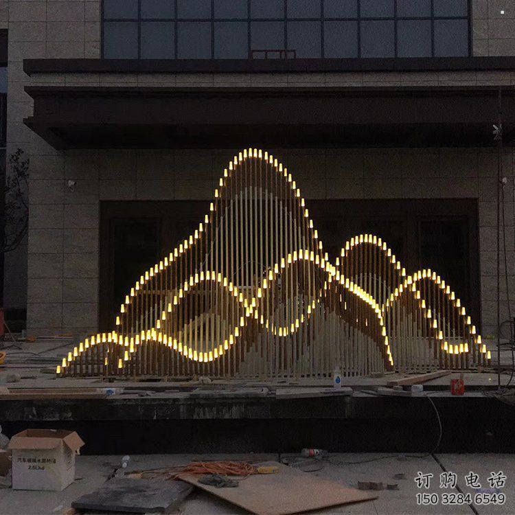 房地產(chǎn)假山雕塑，仿古景觀雕塑，噴砂制造