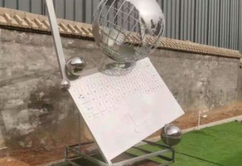 地球儀雕塑工廠，多彩藝術(shù)，景觀筆記本地球儀雕塑制作