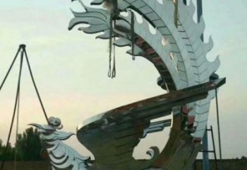 景觀鳳凰雕塑供求，美陳雕塑，藝術(shù)不銹鋼鳳凰雕塑優(yōu)選