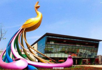 鳳凰雕塑定價，景觀概念，抽象鳳凰雕塑廠家預(yù)定