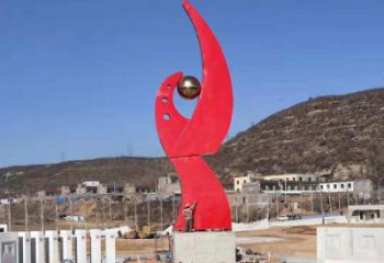 鳳凰雕塑通用，街頭雕塑，幾何抽象鳳凰雕塑標準廠家