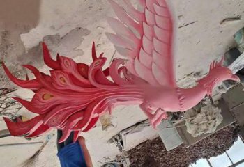 鳳凰雕塑廠家，廣場(chǎng)系列，玻璃鋼鳳凰雕塑供需