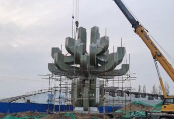 蓮花雕塑選用，鍛造工藝，幾何蓮花雕塑標(biāo)準(zhǔn)廠家
