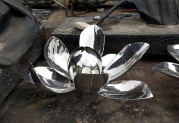 蓮花雕塑承接，城市雕塑，公園鏡面蓮花雕塑精品