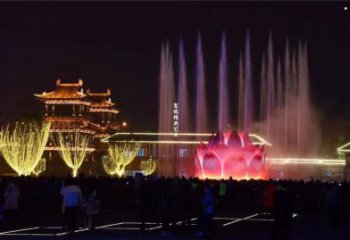 蓮花雕塑訂做，街景小品，蓮花噴泉雕塑定制廠家