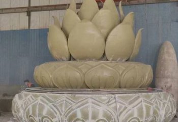 臥蓮雕塑廠(chǎng)家，廣場(chǎng)系列，不銹鋼臥蓮雕塑優(yōu)選