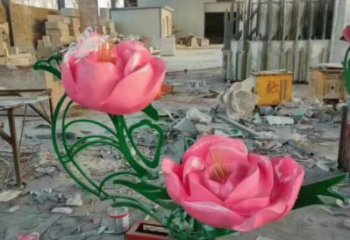 月季雕塑廠家，花園小品，制造月季花朵雕塑優(yōu)價(jià)