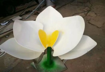 蘭花雕塑承接，景區(qū)案例，公園蘭花花朵雕塑定制廠家