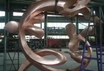 蘭花雕塑供應(yīng)，花園小品，不銹鋼蘭花花朵雕塑展品