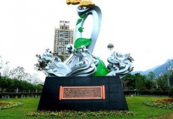 蘭花雕塑優(yōu)選，陸地擺件，園林蘭花花朵雕塑供應(yīng)廠家