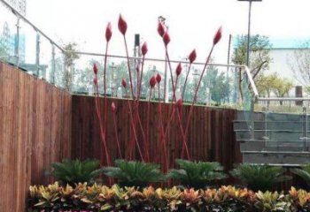 花朵雕塑制作通用，廣場(chǎng)雕塑，郁金香花朵雕塑廠家