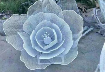 牡丹花雕塑提供，戶外雕塑，鏤空牡丹花雕塑生產(chǎn)廠家