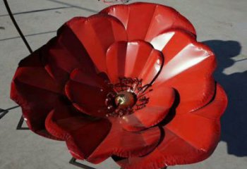 風(fēng)車花雕塑供需，廣場雕塑，不銹鋼風(fēng)車花雕塑定制廠家
