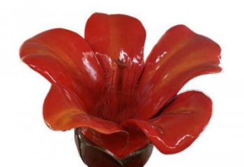木棉花雕塑通用，街道標(biāo)識，烤漆木棉花雕塑承接