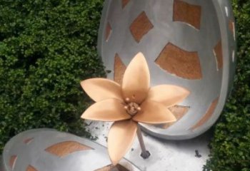 杏花雕塑生產(chǎn)，白鋼構(gòu)件，不銹鋼杏花雕塑通用