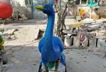 彩繪孔雀雕塑專供，美陳雕塑，社區(qū)仿真孔雀雕塑預(yù)定