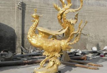 孔雀雕塑訂做，景區(qū)案例，藝術(shù)銅孔雀雕塑定制廠家