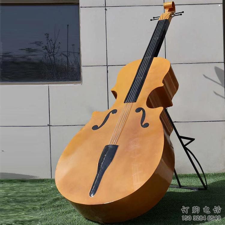 小提琴雕塑定做，標(biāo)識(shí)雕塑，不銹鋼小提琴雕塑選定