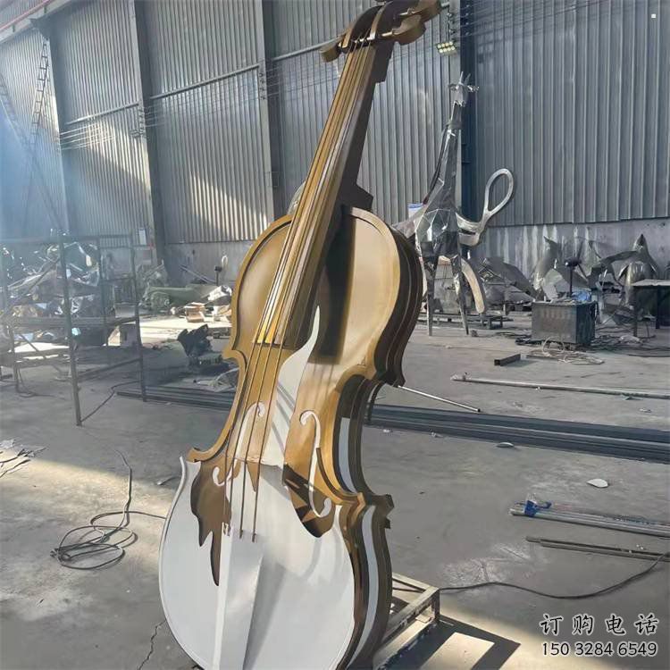 小提琴雕塑供給，街道標識，不銹鋼小提琴雕塑供應