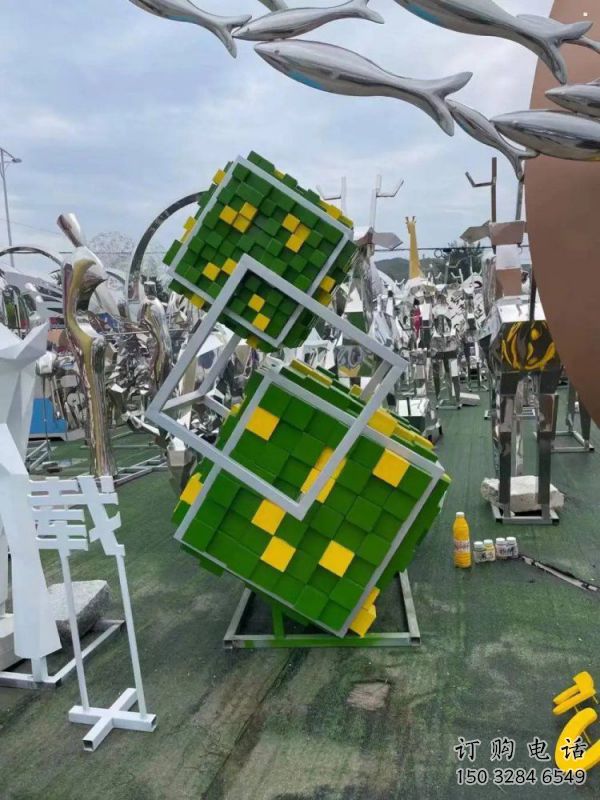 景觀魔方雕塑 景觀魔方雕塑
