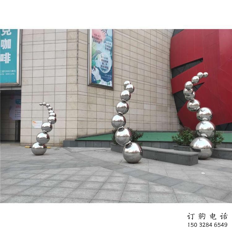 分子球雕塑訂做，公園雕塑，不銹鋼分子球雕塑提供