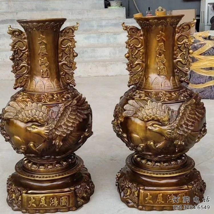 花瓶雕塑供應(yīng)，地標(biāo)擺件，銅花瓶雕塑制造廠家