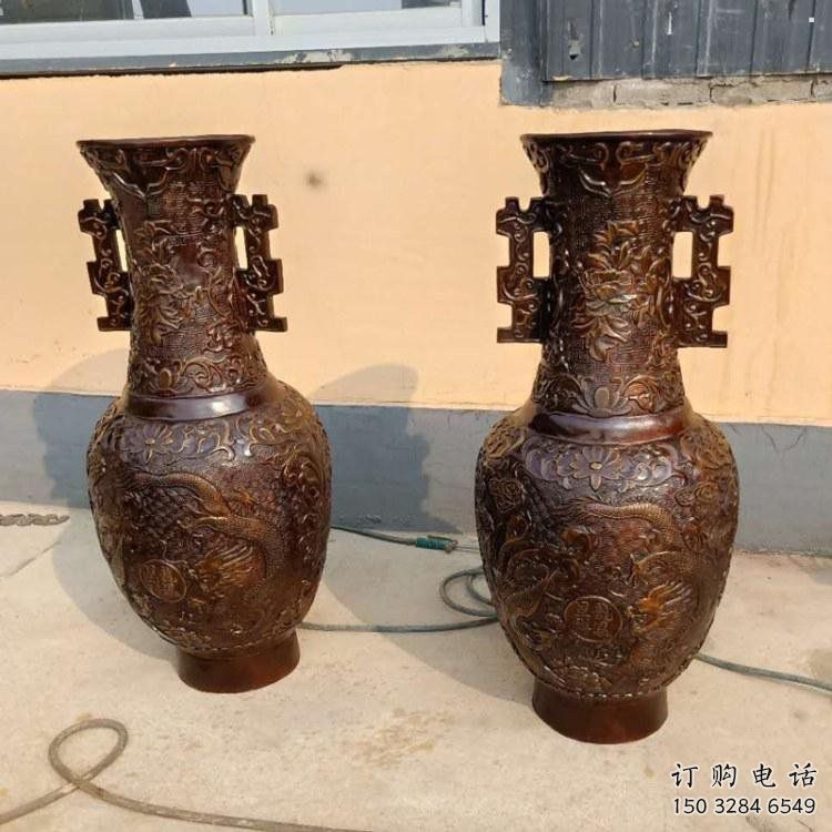 花瓶雕塑精選，景區(qū)雕塑，景觀銅花瓶雕塑提供