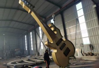 大提琴雕塑定做，小區(qū)擺件，不銹鋼大提琴雕塑制作
