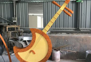 二胡雕塑通用，陸地?cái)[件，不銹鋼二胡雕塑制作優(yōu)選