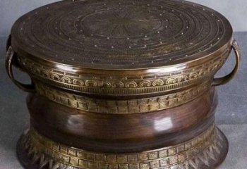 中式銅鼓雕塑定價(jià)，街頭雕塑，銅鼓雕塑制作精選