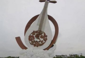 提琴系列雕塑，城市裝飾，彩色烤漆提琴雕塑優(yōu)選