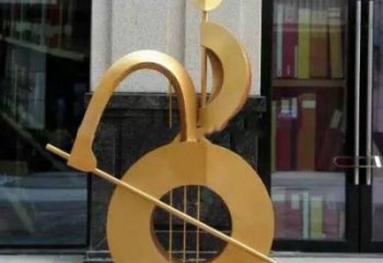 提琴雕塑點擊，多彩藝術(shù)，不銹鋼提琴雕塑訂做承接