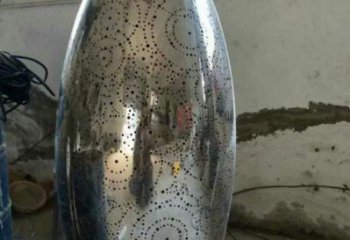 鏡面球雕塑承接，鋼管組合，鏤空不銹鋼球雕塑特供