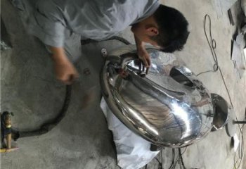 鏡面球雕塑承接，美陳雕塑，不銹鋼球雕塑供給