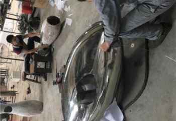 鏡面球雕塑公司，透雕系列，不銹鋼球雕塑展品