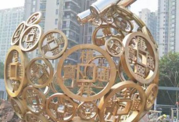 空心球雕塑定做，公園小品，鏤空空心球雕塑精選
