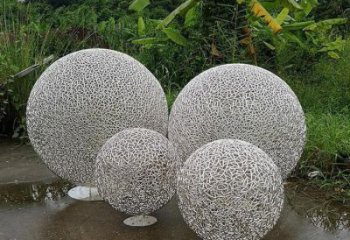 空心球雕塑精選，歐式風(fēng)格，鏤空空心球雕塑選定廠家