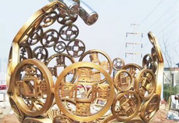 空心球雕塑制造商，露天雕塑，鏤空空心球雕塑訂做廠家