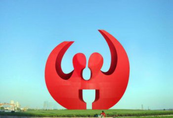 鏤空球雕塑指用，小區(qū)擺件，異形鏤空球雕塑制作