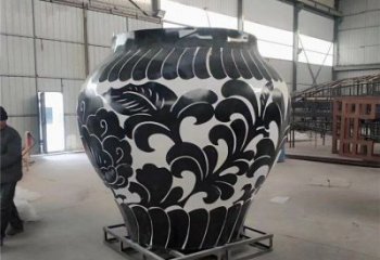花瓶雕塑制造商，城市雕塑，玻璃鋼花瓶雕塑觀賞型