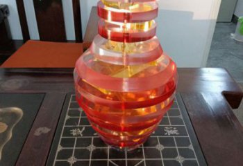 鏤空花瓶雕塑制造商，美陳雕塑，異形花瓶雕塑供給