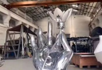 手拈花雕塑制作，戶外雕塑，不銹鋼手拈花雕塑優(yōu)選