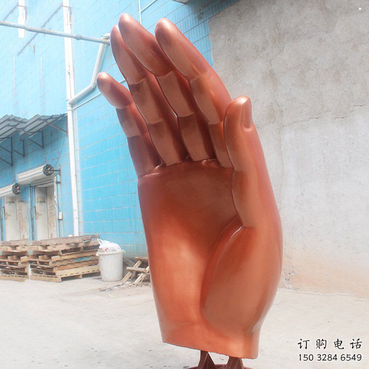 手指雕塑精選，市標(biāo)雕塑，不銹鋼手指雕塑廠家